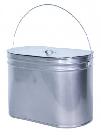 Котел Век с крышкой 10л овальный