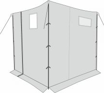 Палатка баня TURA мобильная, Talberg