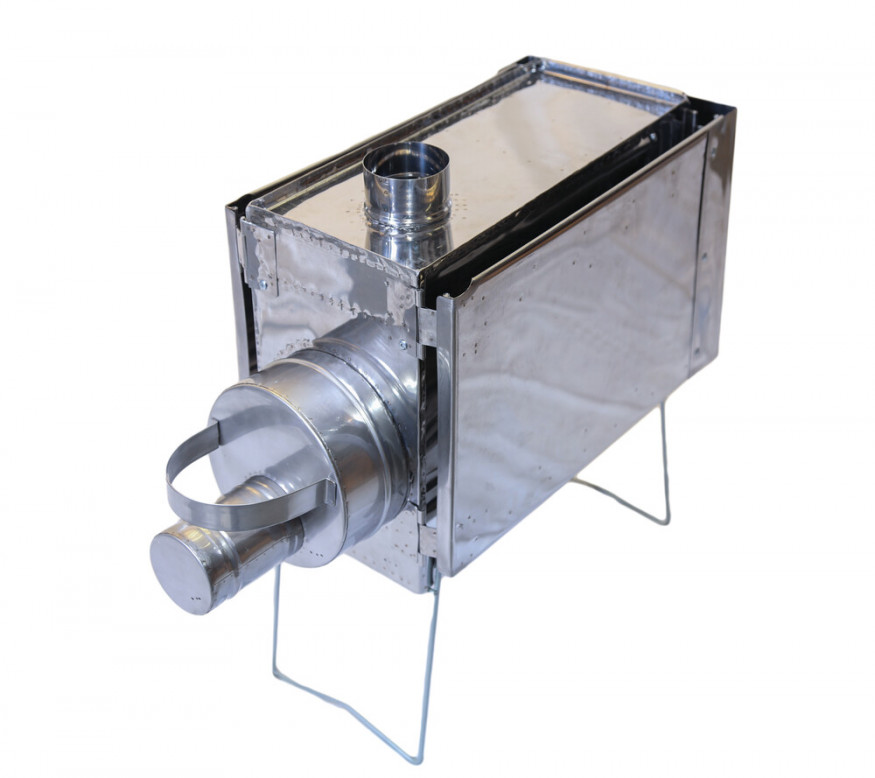 Печь походная Век Эконом-Стандарт туристическая, шарнирный экран