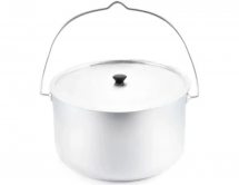 Котелок костровой СЛЕДОПЫТ цилиндрический 6 л, алюминий