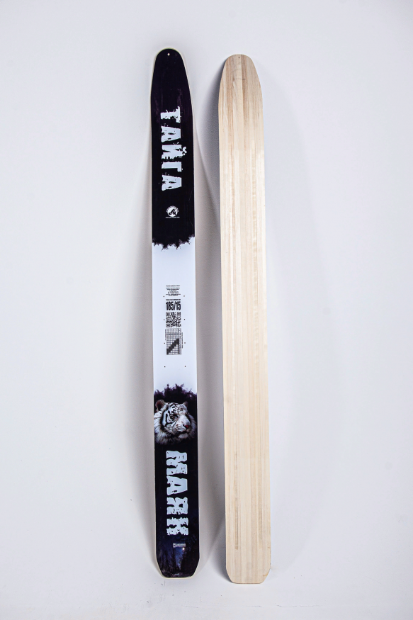 Лыжи Тайга, дерево, длина 185 см, ширина 150 мм