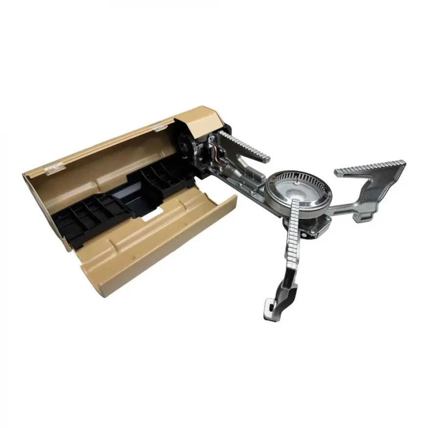 Плита газовая портативная (цанга), с пьезоподжигом, складная